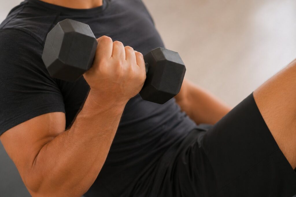 Aula de ginástica localizada num ginásio OSTEOENERGY