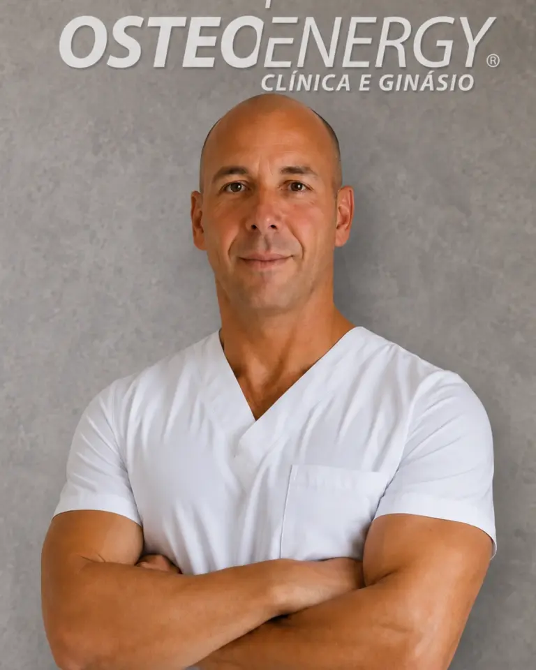 Fábio Bazílio, Diretor Clínico, Osteopata e Especialista em Medicina Tradicional Chinesa da OSTEOENERGY, clínica e ginásio em Évora