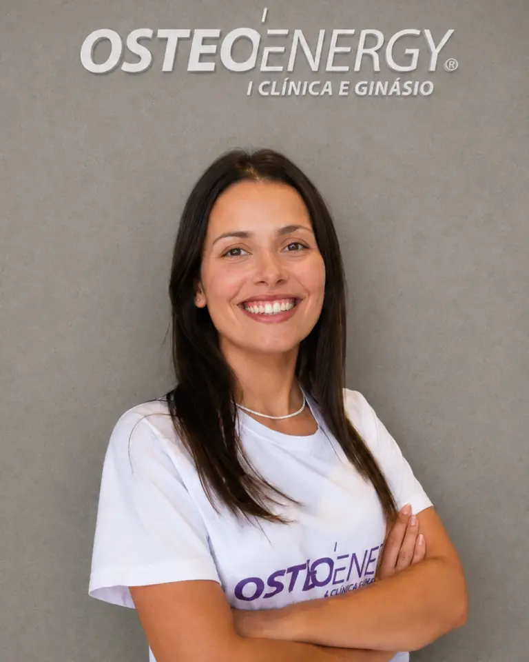 Mariana Roma Nunes, Coordenadora de Receção da OSTEOENERGY, clínica e ginásio em Évora