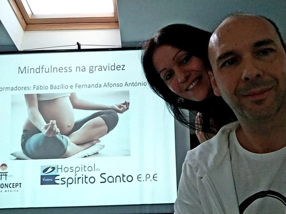 Sessão de meditação no hospital